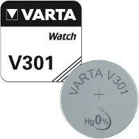 Varta V301, Einwegbatterie, SR43, Siler-Oxid (S), 1,55 V, 1 Stück(e), Silber