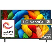 LG NanoCell 43NANO80A3B, 109,2 cm (43"), 3840 x 2160 Pixel, 4K Ultra HD, Smart-TV, WLAN, Schwarz
