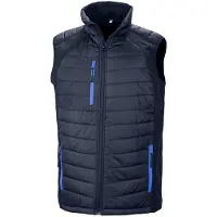 Result - "Compass" Weste für Herren/Damen Uni LT729 (M) (Marineblau/Königsblau)