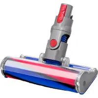TotalReplace Zuigdüse Bürste geeignet für Dyson V7 V8 V10 V11 V15 Staubsauger Zubehör 966489-08 Soft-Roller-Bürstenwalzen-Mundstück Turbo brush