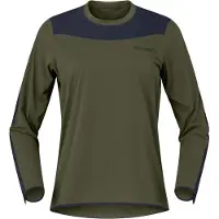 Norrøna - Women's Skibotn Equaliser Tech L/S - Radtrikot Gr M oliv
