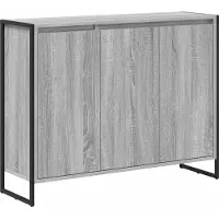 vidaXL Seitenschrank Graues Sonoma 96,5 x 30 x 75 cm Holzwerkstoff