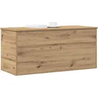 vidaXL Aufbewahrungsbox Artisan-Eiche 100 x 42 x 46 cm Holzwerkstoff