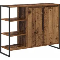 vidaXL Seitenschrank Altholz 96,5 x 30 x 75 cm Holzwerkstoff
