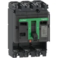 Schneider Electric C25N3 Kompaktleistungsschalter ComPacT NSX250N Grundschalter 3P 250A 50kA/415V AC, ohne Auslösegerät