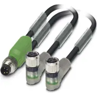 Phoenix Contact 1458774 Sensor-/Aktor-Kabel SAC-3P-M8Y/2X3,0-PUR/M 8FR-2L SAC3PM8Y2X30PURM8FR2L