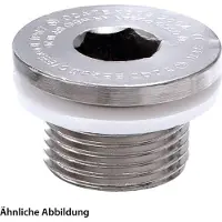 Wiska ATEX-Blindstopfen M20x1,5 mit Innensechskant Messing (CuZn) vernickelt Ex-d IIC / Ex-e IIEx tDA21 IP66 / II 2G