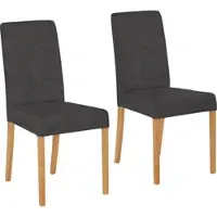 Home affaire 4-Fußstuhl "Bologna", schwarz (schwarz (arizona 4420), natur), B:44cm H:91cm T:56cm, Holzwerkstoff, Massivholz, Stühle, 4-Fußstuhl, Gestell aus Massivholz