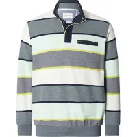 Babista Sweatshirt "Sweatshirt TAVETTO", Herren, Gr. XXL, blau (petrol gestreift), Obermaterial: 100% Baumwolle CO., Sweatshirts Sweatshirt