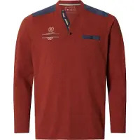 Babista Longsleeve "Langarmshirt VELDALO", Herren, Gr. M, rot (rot melange), Obermaterial: 100% Baumwolle CO., Shirts Longsleeve