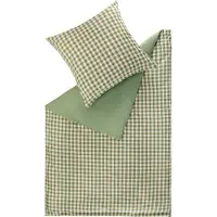 Schöner Wohnen Kollektion Schöner Wohnen Bettwäsche Vichy Farbe grün Größe 155x220+80x80