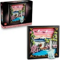LEGO Art Kirschblüten, 31218, Bau Set für Erwachsene, 3D Wandbild, Japanische Landschaft
