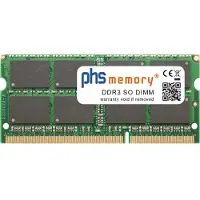 PHS-memory 16GB DDR3 für Asus X756UA-TY013T RAM SO DIMM PC3L-12800S, 16 GB, 1 x 16 GB, DDR3, 1600 MHz, 204-pin SO-DIMM