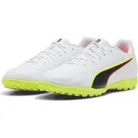 Puma King 20 Play TT white-glowing red-yellow alert (01) 8.5