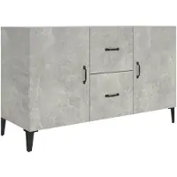 Syfax Sideboard Betongrau 100x36x60 cm Holzwerkstoff