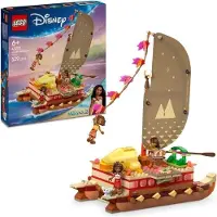LEGO Disney Vaianas Abenteuerboot 43270, Bauset, 6+ Jahre, 3 Mini-Puppen