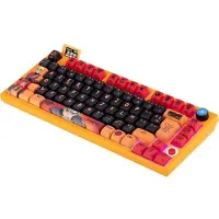 Konix Gaming Tastatur, Mechanisch, Kabellos/Kabelgebunden, Naruto Shippuden Pro Collector Edition, AZERTY, RGB LED, Gateron Yellow Pro Switches