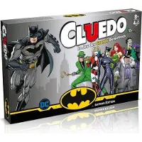 Winning Moves Cluedo Batman - Detektiv Brettspiel, Gesellschaftsspiel, Ab 8 Jahren, 2-6 Spieler, 45 Minuten Spieldauer, 6 Batman Gadgets inklusive