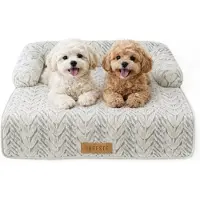 Dogeste Hundebett für Sofa Covo 80x90 cm mit Rand und rutschfester Unterseite, waschbar, Schutz für Couch