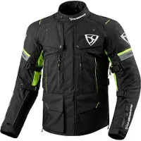 MUGENRACE T-Uno wasserdichte Motorrad Textiljacke, schwarz/gelb, 2XL