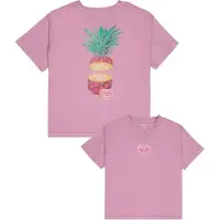 Roxy - Kid's Eveoversize Washed - T-Shirt Gr 12 Years - L rosa