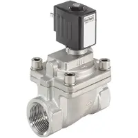 Burkert Magnetventil G1'' NO Edelstahl FKM 0.2-16bar/3-232psi 24VAC Sauerstoff Fett/Öl Frei 6281 262709