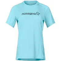 Norrøna - Women's Fjørå Equaliser Lightweight T-Shirt - Radtrikot Gr L blau