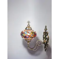Halay Turkische Wandlampe im marokkanischen Stil mit warmen Farben und orientalischem Mosaik – romantische Sfeerverlichting- LED
