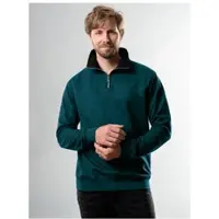 Trigema Sweatshirt "Sweatshirt mit Reißverschluss", Damen, Gr. M, saphir, Sweatware, 70% Baumwolle, 30% Polyester, Basic, lang, ohne Ausschnitt, Sweatshirts Sweatshirt