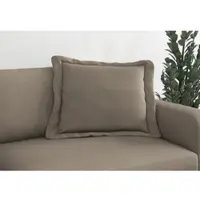 Trendmanufaktur Sofakissen "Bourbon", braun (schlamm), B:70cm H:12cm T:70cm, Stoff, Polsterauflagen, Sofakissen, modernes Flatkissen 70x70 cm, in trendigem Cord erhältlich, universal