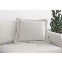 Trendmanufaktur Sofakissen "Bourbon", silber, B:70cm H:12cm T:70cm, Stoff, Polsterauflagen, Sofakissen, modernes Flatkissen 70x70 cm, in trendigem Cord erhältlich, universal