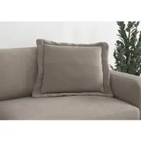 Trendmanufaktur Sofakissen "Bourbon", grau (taupe grau), B:70cm H:12cm T:70cm, Stoff, Polsterauflagen, Sofakissen, modernes Flatkissen 70x70 cm, in trendigem Cord erhältlich, universal