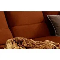 W.Schillig Sofakissen "run", orange (terracotta w82), B:72cm H:20cm T:8cm, Flachgewebe W82 Q2 (74% Polyacryl, 26% Polyester), Polsterauflagen, Sofakissen, Nierenkissen, Breite 72 cm