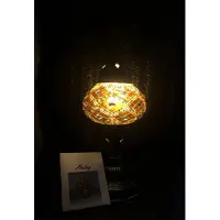Halay Handgefertigte türkische Tischlampe mit Mosaiksteinen – Orientalische Nachttischlampe ca. 45 cm hoch