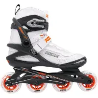 Roces Inline-Skates ICON X Schwarz/Weiß/Orange, 4.0, 38, 4x, 80
