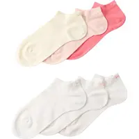 HUGO Socken UNDERWEAR "6P AS UNI CC W 10", Damen, Gr. 35-38, rosa (open miscellaneous 963), Baumwollmischung, elastisch, Socken Socken, mit Schriftzug