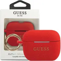 GUESS für AirPods PRO Hülle Schutzhülle Cover CaseSilikon Glitzer