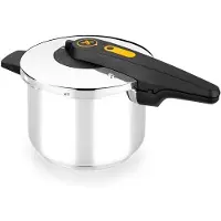BRA Excellent, 9 l, Keramik, Gas, Halogen, Induktion, Versiegelte Platte, Schwarz, Edelstahl, 24 cm, Edelstahl, Ergonomisch