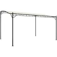 Syfax Markise Creme 4x3 m 180 g/m² Stoff und Stahl