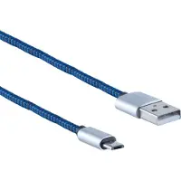 Shiverpeaks BS14-50017, 0,3 m, USB A, Micro-USB B, USB 2.0, 0,48 Gbit/s, Blau