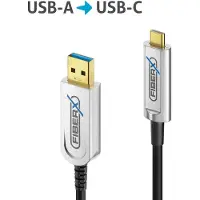 FiberX Serie - USB 3.1 Glasfaser Kabel - USB-A USB-C - 7.5m