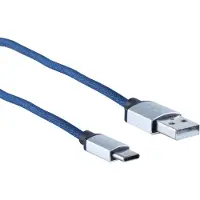 Shiverpeaks BS14-50030, 2 m, USB A, USB C, USB 2.0, 0,48 Gbit/s, Blau