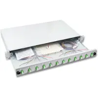 EFB Elektronik BA71901.12OM5 Spleißbox LC 50/125μ OM5 ausziehbar 12 Pigtails abgesetzt/6 Kuppl. BA7190112OM5