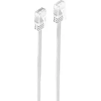 Shiverpeaks BASIC-S U/UTP Flach-Patchkabel, Kat.6, 5,0 m weiß, 2 x RJ 45 Stecker, Mantel aus PVC, vergoldete Kontakte (SP715-SLW)