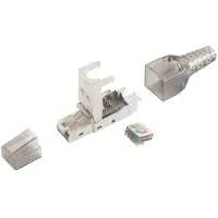 Shiverpeaks BS08-51001, RJ-45, Silber, Cat6a