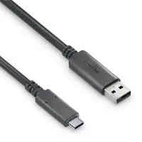PureLink Aktives USB v3.2 USB-C / USB-A Kabel – 5,00m, 5 m, USB C, USB A, USB 3.2 Gen 1 (3.1 Gen 1), 10 Gbit/s, Schwarz