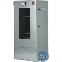 ITA Räucherofen 7000 - Premium Räucherschrank mit 3 Etagen - Legierter Stahl, mit Sichtfenster & Thermometer - Qualität EU Direkt