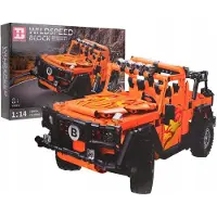 Ramiz Oranges ferngesteuertes Offroad-Auto-Bauset aus 790 Teilen.