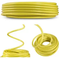Grafner Premium Schlauch aus massivem PVC Kreuzgewebe, 1/2 Zoll 13mm, 22 bar Berstdruck, formstabil, trittfest & UV-beständig, Anti-Algen Beschichtung, mehrlagig, Länge nach Wunsch (30 Meter)