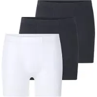 Babista Retro Pants "3er Pack Retropants CRISANTO", Herren, Gr. 3XL, weiß (weiß dunkelblau), Obermaterial: 95% Baumwolle CO. 5% Elasthan EL., Unterhosen Retro Pants